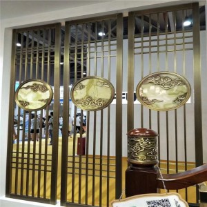 Laser Cutting Stainless Steel Living Room Partition