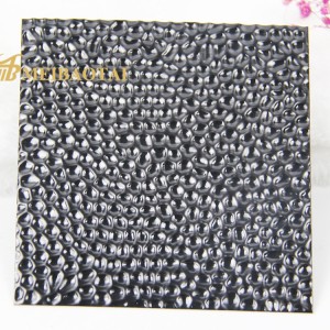 Stamped Mirror Finished PVD Gold Black Coated Stainless Steel Plates Elevator Stainless Steel Decorative Sheet
