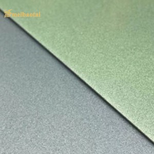1219X2438mm Sandblasted PVD Color Coating Kitchen Cabinet Material Hotel Wall Decorative Plate Grade 304 201 Stainless Steel Plate