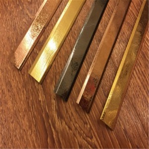 shaped trims u channel for corner transition