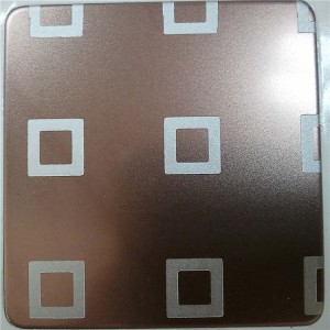 Sandblasting Stainless steel sheets