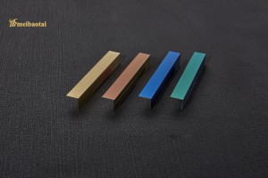 ss201 304 8ft/10ft TUVL profilo in acciaio inossidabile colore rivestimento per piastrelle decorazione TUV Lshape