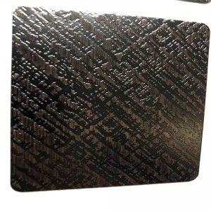 bronze decorative stainless steel sheet