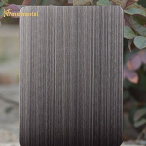 Grade 304 Antique Bronze Finished Decorative Stainless Steel Sheet