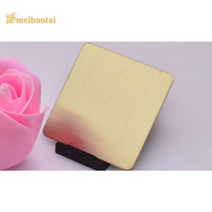 201 304 Decorative PVD Colored Mirror Finished Stainless Steel Sheet