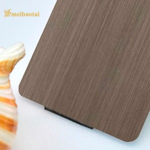 Hot Sale Hl Finish Stainless Steel Sheet for Decorative Wall Panel