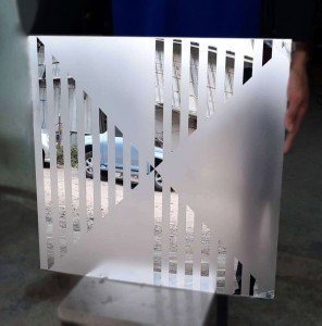 8K Mirror Polish Mix Etching Design Pattern Plate 201 Stainless Steel Plate Elevator Lift Decorative Plate
