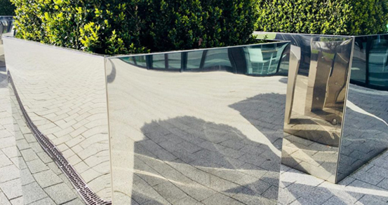 What is the reason that the decorative stainless steel sheet that chooses to use in public place?
