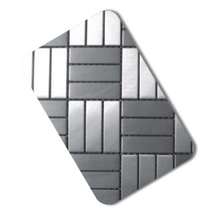 201 304 stainless steel mosaic for showcast decorative stainless steel sheet