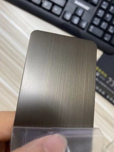 Antique Bronze Sheet Luxury Wall Kitchen Decoration Sheet 1219x2438mm Grade 201 Stainless Steel Sheet