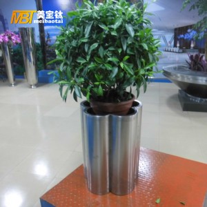 stainless steel sheet metal fabrication flower pot