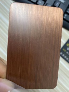Antique Bronze Sheet Luxury Wall Kitchen Decoration Sheet 1219x2438mm Grade 201 Stainless Steel Sheet