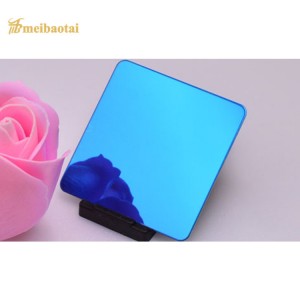 Hot Sales Color Mirror Finished Stainless Steel Sheets Grade 201 304 Slit Edge