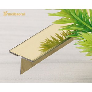Blue Gold Rose Stainless Steel Corner Tile Trim