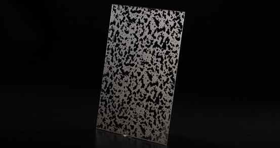 etched stainless steel plate