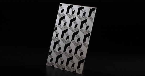 Process principle and process of etched stainless steel plate