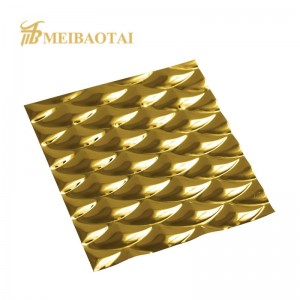 Emboss Finish Decorative Stainless Steel Sheet 201 304 Color Stainless Steel Sheet