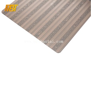 Bronze Color 201 3d wall plate decorative sheets