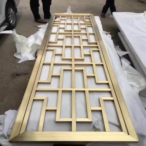 stainless steel screen partition for room divider