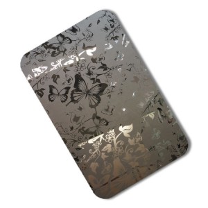 Etched Titanium Stainless Steel Sheet Decoration