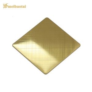 Gross Brushed 201 304 Stainless Steel Decorative Plate