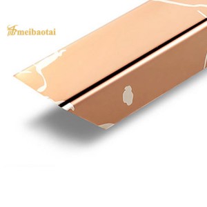PVD Golden Black Color Coating SS Metal L Profiles Stainless Steel L Tile Trims for Wall Corner Decoration