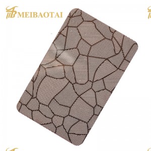 custom etching pvd color coating stainless steel sheet decorative elevator