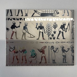 Egyptian Pictograms Etched Stainless Steel Sheet