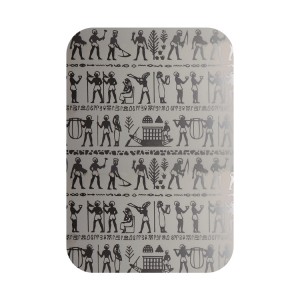 Egyptian Pictograms Etched Stainless Steel Sheet