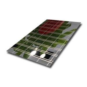 Etched Mirror Stainless Steel Decorative Sheet