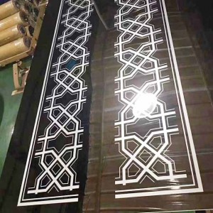 Mirror Etched 201 Stainless Steel Plate