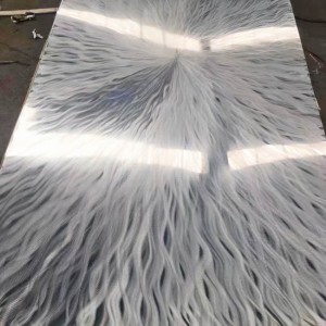 Mirror Etched 201 Stainless Steel Plate
