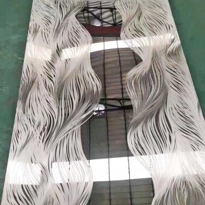 Mirror Etched 201 Stainless Steel Plate