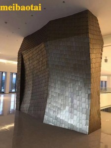 Bronze color 4*8FT Embossed stainless steel sheet decoration product