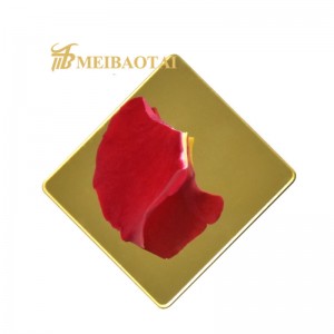 Custom Color Grade 201/304 mirror pvd color coating finished stainless steel plate made in meibaotai factory