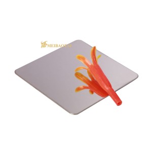 Mirror Super Mirror Surface Four Feet 0.55mm Thk 201 J1 J2 Stainless Steel Decorative Plate