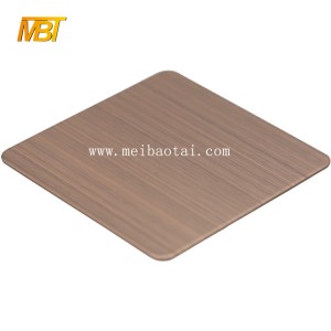 high  quality  HAIRLINE PVD COATING STAINLESS STEEL SHEET