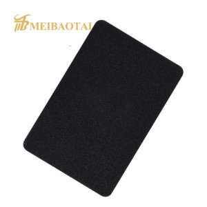 Mirror Sandblasting Stainless Steel Sheet Coffee Gold Yellow Titanium Rose Gold Black Titanium