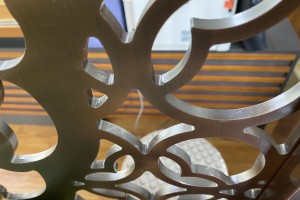 304 201 Laser Cutting Sheet Stainless Steel Screen for restaurant Decorating