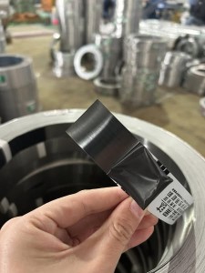 Adhesive Roll Stainless Steel Color Flat Tape
