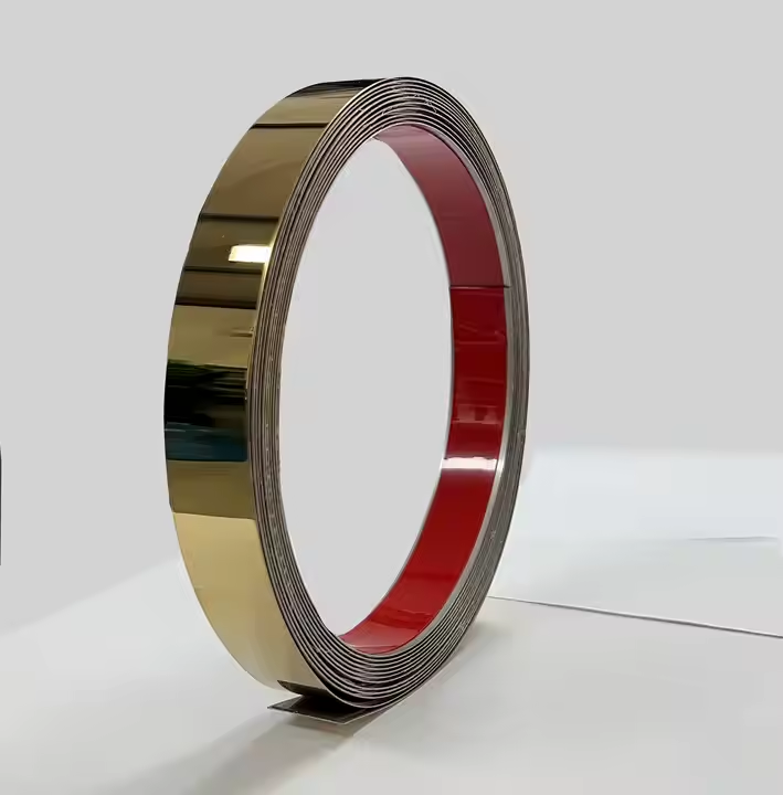 PVD Coating Stainless Steel Adhesive Roll Tape