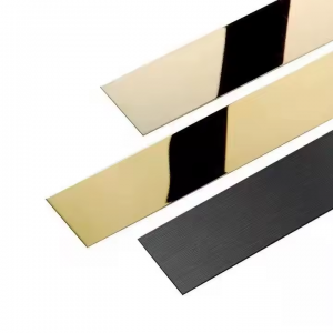Flat Adhesive Tape Stainless Steel Profile