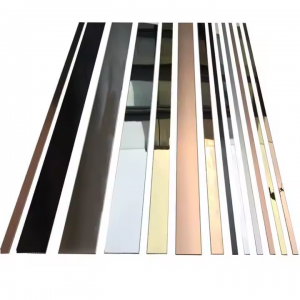 Flat Adhesive Tape Stainless Steel Profile