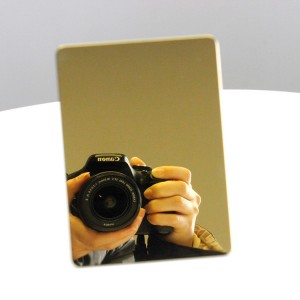 Gold Mirror Stainless Steel Plate