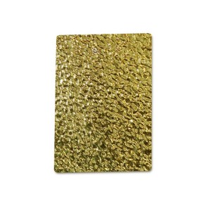 Gold Mirror Water Ripple Stamped Stainless Steel Decor Sheet