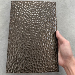 Hammer Textured Stamped Stainless Steel Sheet
