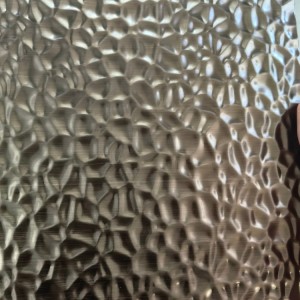 Hammer Textured Stamped Stainless Steel Sheet