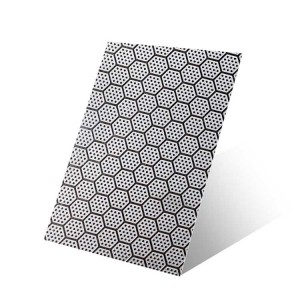 Honeycomb Design Embossed Stainless Steel Sheet