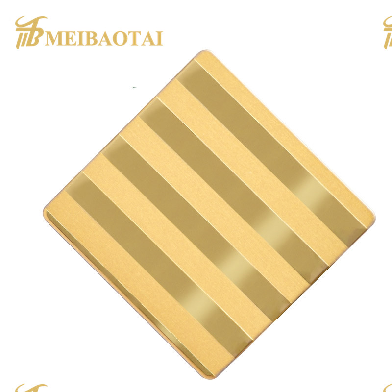 PVD Color Etched Stainless Steel Plate