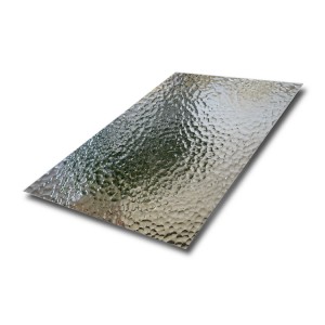 Popular Design Mirror Hammer Stamped Stainless Steel Sheet